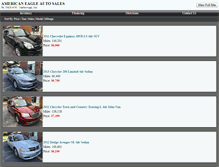 Tablet Screenshot of americaneagleautosales.com